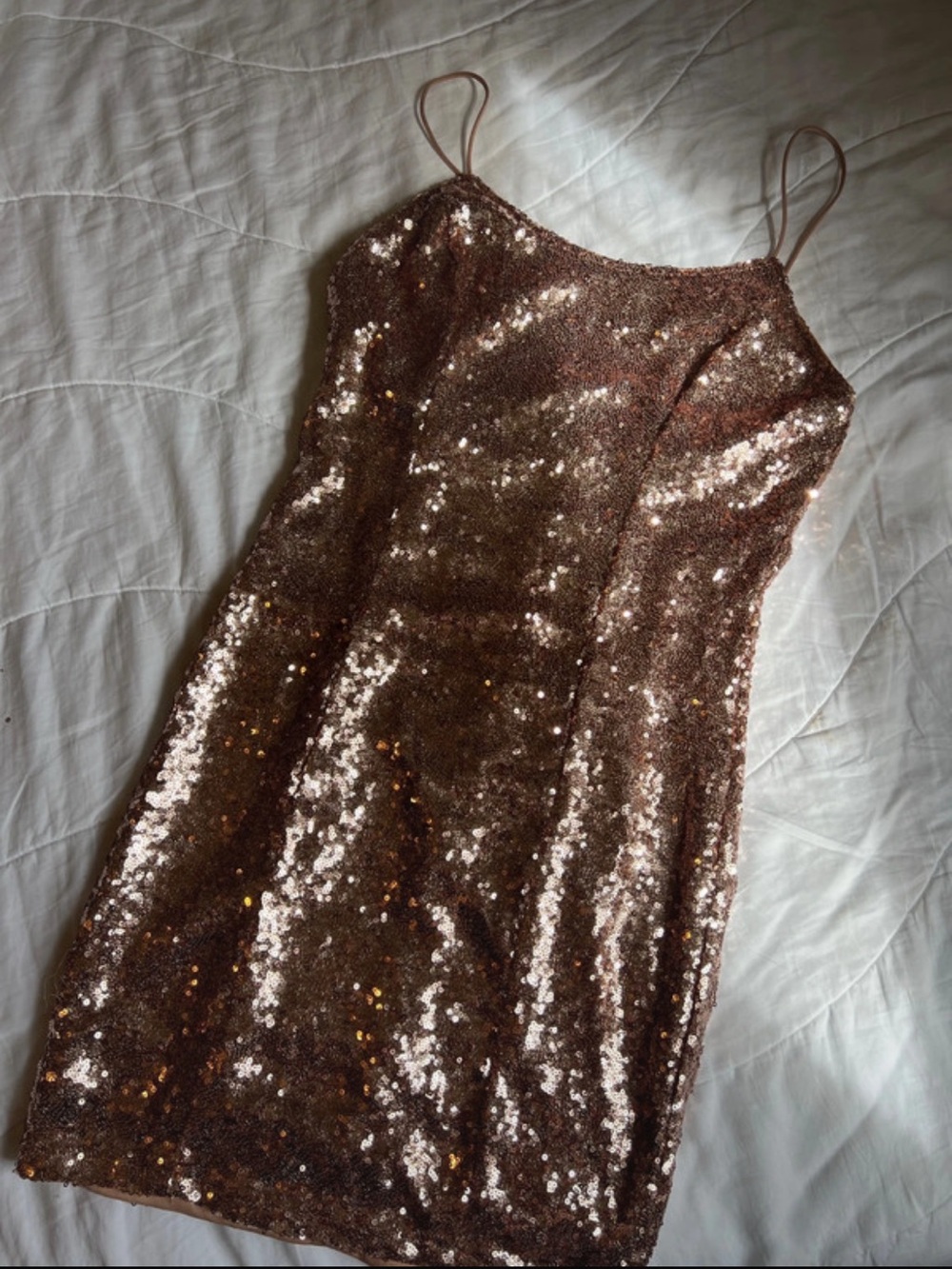 Womens Mini Sparkly Dress